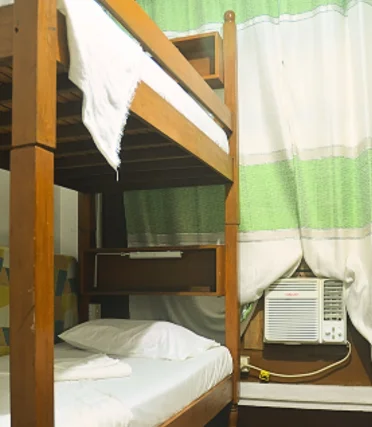 Air-conditioned rooms
